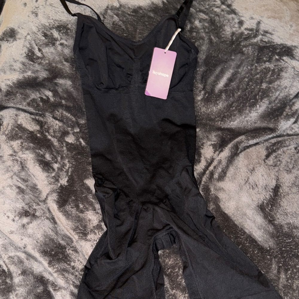 Black Shapewear Bodysuit by